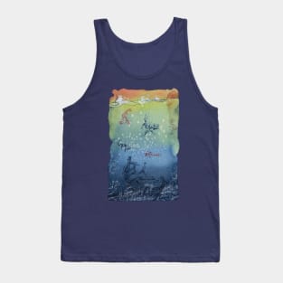 shipwreck, fish, skeletons, fantasy, Tank Top